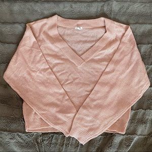 Garage pink crop top